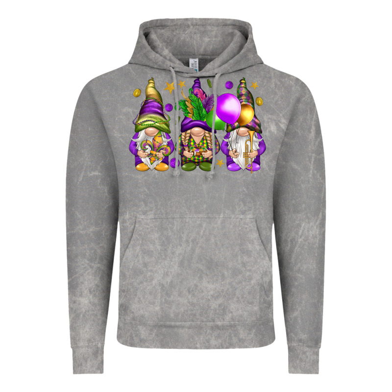 Mardi Gras Gnomes Vintage Hoodie by NancyCooperArtShop | Teevron