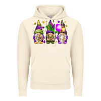 Vintage Artic Mardi Gras gnomes Vintage Hoodie - NancyCooperArtShop