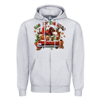 Heather Grey one for the road coffee Zipper Hoodie - FaDigitalArtStudio