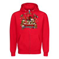 Red one for the road coffee Zipper Hoodie - FaDigitalArtStudio