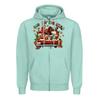 Seafoam one for the road coffee Zipper Hoodie - FaDigitalArtStudio