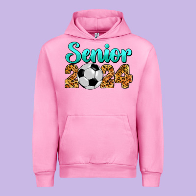 Soccer Senior 2024 Urban Hoodie Designed By Barkaloodesign