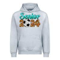 Heather Grey soccer senior 2024 Urban Hoodie - BarkalooDesign