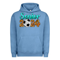 Pigment Pebble Blue soccer senior 2024 Urban Hoodie - BarkalooDesign