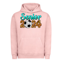 Pigment Salmon soccer senior 2024 Urban Hoodie - BarkalooDesign