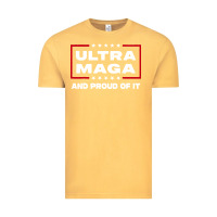 Vintage Mustard proud ultra maga Vintage Tee - longCreatives