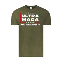 Vintage Olive proud ultra maga Vintage Tee - longCreatives