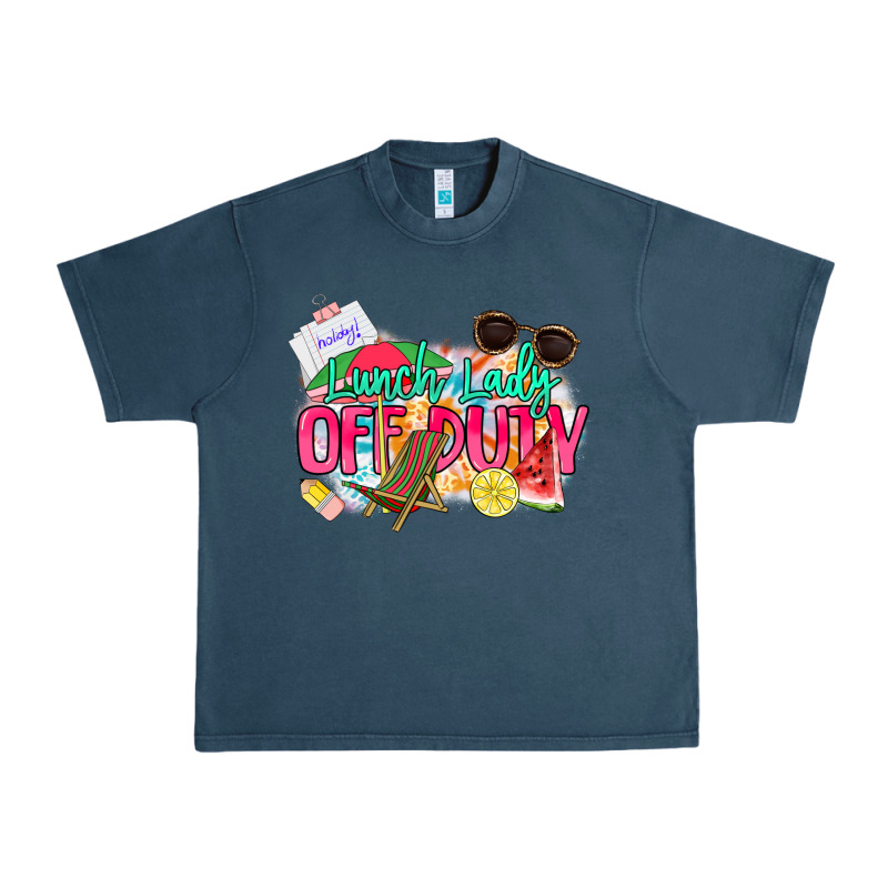 Lunch Lady Off Duty Urban Heavy Tee by NancyCooperArtShop | Teevron