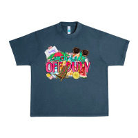 Midnight Navy Lunch lady off duty Urban Heavy Tee - NancyCooperArtShop