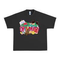Pigment Black Lunch lady off duty Urban Heavy Tee - NancyCooperArtShop