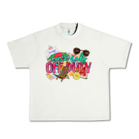 Pistachio Lunch lady off duty Urban Heavy Tee - NancyCooperArtShop