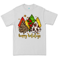 Dove Grey happy holidays with christmas tree Premium Tee - MaliasSmallBusiness