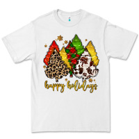 White happy holidays with christmas tree Premium Tee - MaliasSmallBusiness