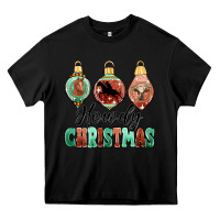 Black howdy christmas Heavy Core Tee - MaliasSmallBusiness