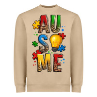 Mushroom ausome autism Heavyweight Sweatshirt - OliviaCreatesArt