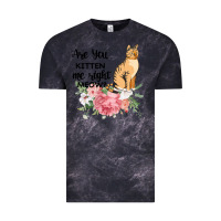 Cloud Black Are you kitten me right meow Vintage Tee - Bettercallsaul