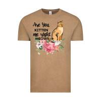 Vintage Coffee Are you kitten me right meow Vintage Tee - Bettercallsaul