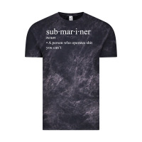 Cloud Black Submariner Definition  I Pigboat Submersible Nuclear Vintage Tee - longCreatives