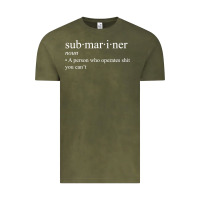 Vintage Olive Submariner Definition  I Pigboat Submersible Nuclear Vintage Tee - longCreatives