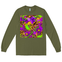 Mardi Gras And Jester Hat Seamless Pattern Long Sleeve Tee | Teevron