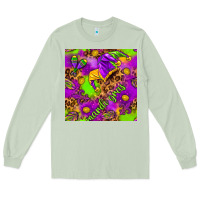 Matcha Mardi Gras and jester hat seamless pattern Long Sleeve Tee - HowdyJamesFarm