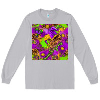 Moon Dust Mardi Gras and jester hat seamless pattern Long Sleeve Tee - HowdyJamesFarm