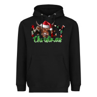 Black moey Christmas Heavyweight Hoodie - CowhideDigitalArt