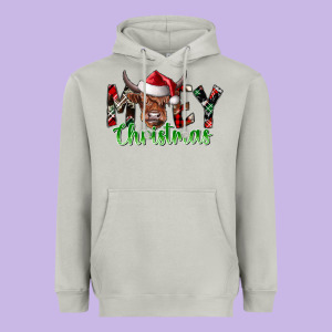 Moey Christmas Heavyweight Hoodie Designed By Cowhidedigitalart
