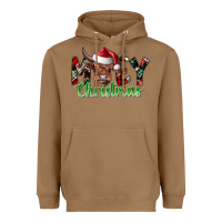 Toasted Coconut moey Christmas Heavyweight Hoodie - CowhideDigitalArt