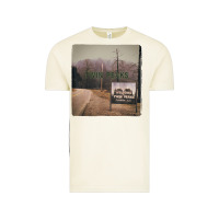 Vintage Arctic Twin Peaks City Limits Welcome Sign Vintage Vintage Tee - longCreatives