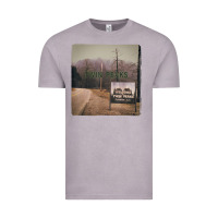 Vintage Zinc Twin Peaks City Limits Welcome Sign Vintage Vintage Tee - longCreatives