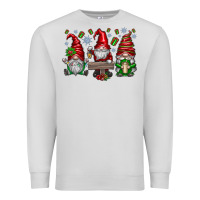 Dove Grey christmas gnomes celebration Premium Sweatshirt - CowhideDigitalArt