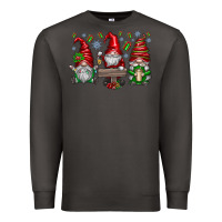 Smoke christmas gnomes celebration Premium Sweatshirt - CowhideDigitalArt