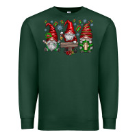 Sports Green christmas gnomes celebration Premium Sweatshirt - CowhideDigitalArt