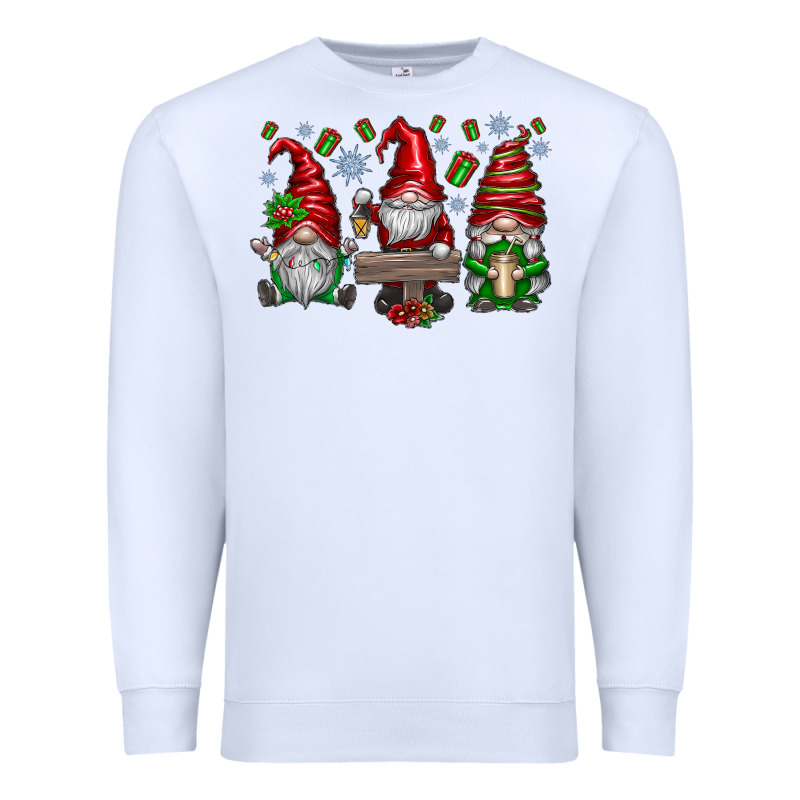 Christmas Gnomes Celebration Premium Sweatshirt by CowhideDigitalArt | Teevron