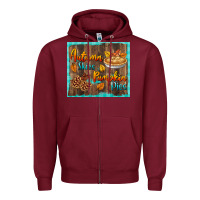 Burgundy autumn skies pumpkin pies tumbler Zipper Hoodie - BundleAndBundleShop
