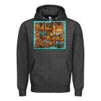 Charcoal Heather autumn skies pumpkin pies tumbler Zipper Hoodie - BundleAndBundleShop