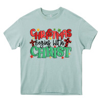 Arona christmas begins with christ Heavy Core Tee - MaliasSmallBusiness