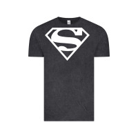 Vintage Black Supergirl White & Pink Shield Vintage Tee - longCreatives