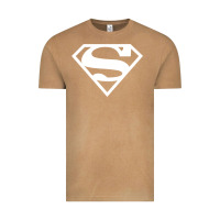Vintage Camel Supergirl White & Pink Shield Vintage Tee - longCreatives