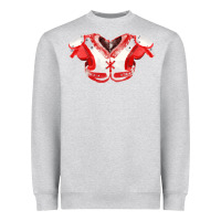 Heather Grey practice jersey fa element Heavyweight Sweatshirt - FaDigitalArtStudio