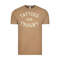 Vintage Coffee Tattoos Are Trashy Funny Sarcastic Tattoo Gift Vintage Tee - longCreatives