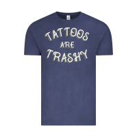 Vintage Denim Tattoos Are Trashy Funny Sarcastic Tattoo Gift Vintage Tee - longCreatives