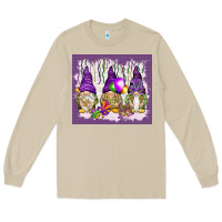 Mushroom Mardi Gras carnival with gnomies tumbler Long Sleeve Tee - HowdyJamesFarm