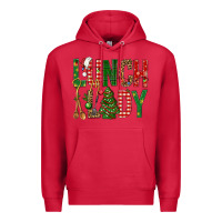 Cardinal Lunch Lady Christmas Premium Hoodie - BundleAndBundleShop