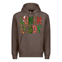 Coffee Lunch Lady Christmas Premium Hoodie - BundleAndBundleShop