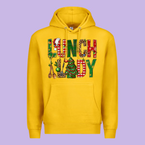 Lunch Lady Christmas Premium Hoodie Designed By Bundleandbundleshop