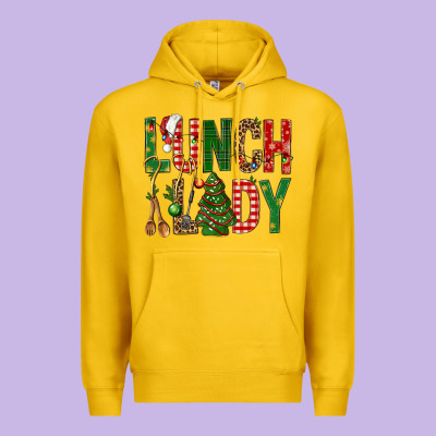 Lunch Lady Christmas Premium Hoodie Designed By Bundleandbundleshop