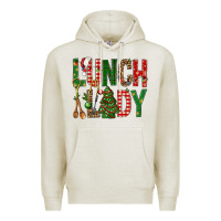 Oatmeal Heather Lunch Lady Christmas Premium Hoodie - BundleAndBundleShop