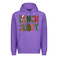 Purple Lunch Lady Christmas Premium Hoodie - BundleAndBundleShop